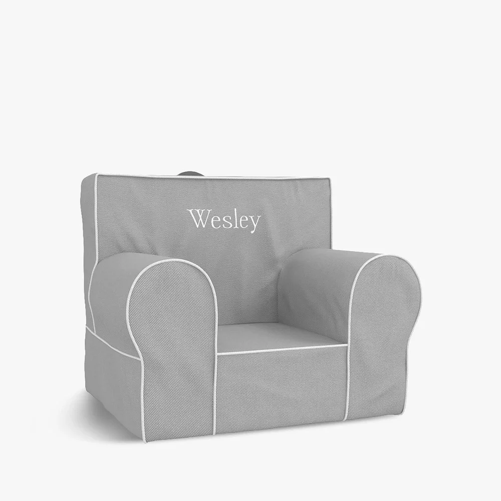 Potterybarn My First Anywhere Chair Grey Slipcover